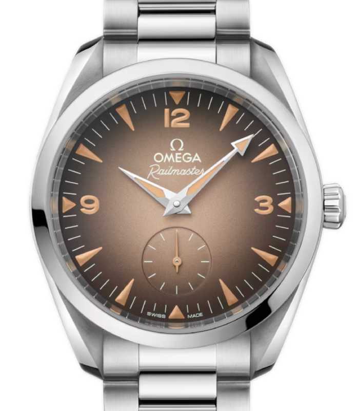 Omega Seamaster Railmaster 38mm Steel Brown Dial 235.12.38.20.13.001