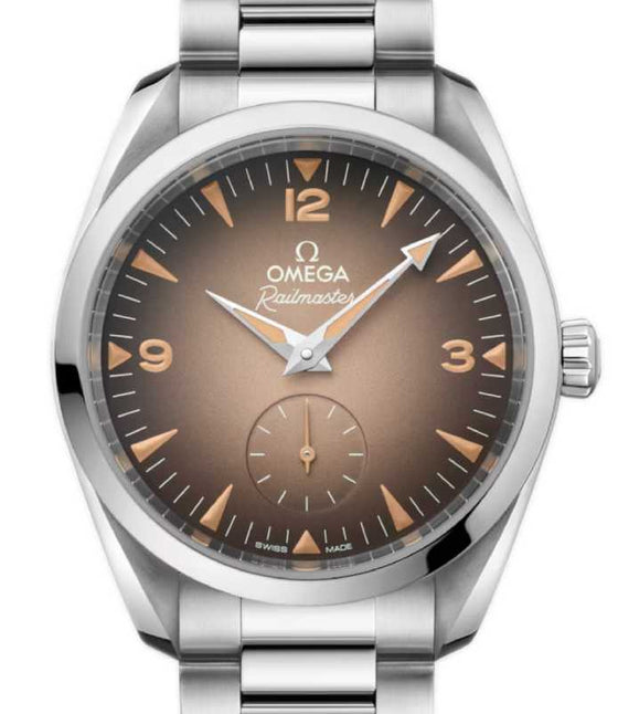 Omega Seamaster Railmaster 38mm Steel Brown Dial 235.12.38.20.13.001