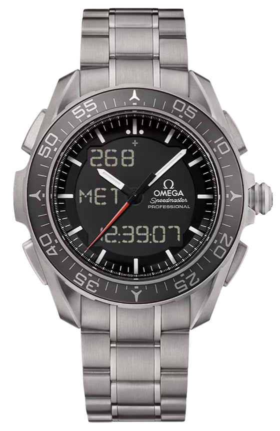 Omega Speedmaster Instruments Skywalker X-33 45mm Titanium Black Dial 318.90.45.79.01.001