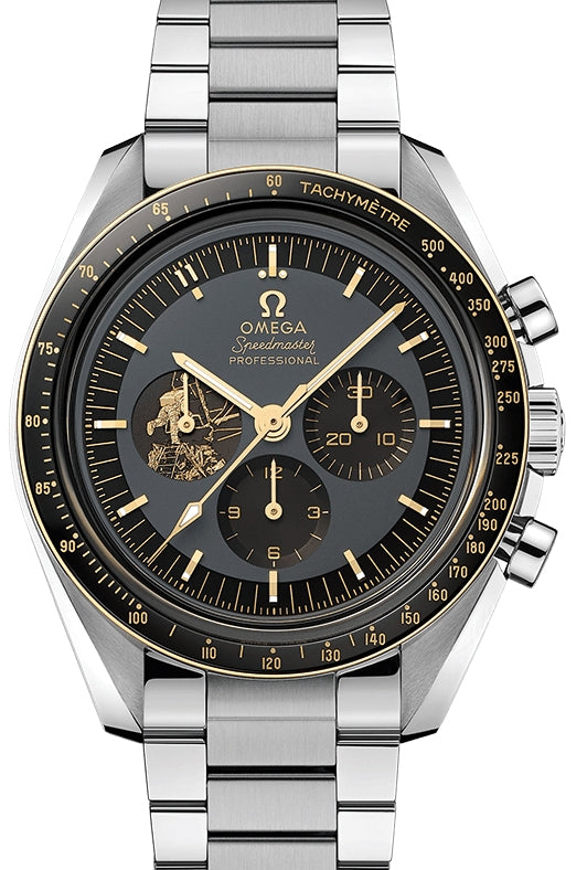 Omega Speedmaster Anniversary Series Co-Axial Master Chronometer Chronograph 42mm "Apollo 11 50th Anniversary" Stainless Steel Black Dial Bracelet 310.20.42.50.01.001 - BRAND NEW