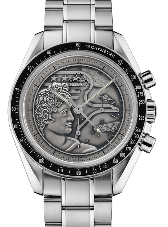 Omega Speedmaster Moonwatch Anniversary Limited Series Stainless Steel Silver Dial & Aluminium Bezel Steel Bracelet 42mm 311.30.42.30.99.002 - BRAND NEW