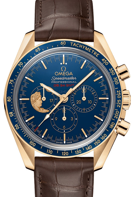Omega Speedmaster Anniversary Series Yellow Gold Blue Dial 311.63.42.30.03.001