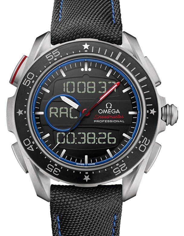 Omega Speedmaster Instruments X?33 Regatta "ETNZ Limited Edition" Chronograph 45mm Titanium Black Dial Nylon Fabric Strap 318.92.45.79.01.001 - BRAND NEW
