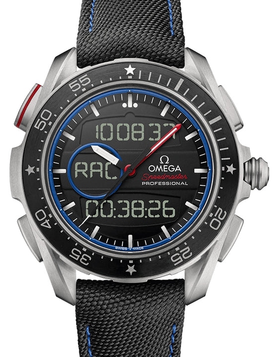 Omega Speedmaster Instruments X-33 Regatta "ETNZ Limited Edition" Chronograph 45mm Titanium Black Dial Nylon Fabric Strap 318.92.45.79.01.001 - BRAND NEW
