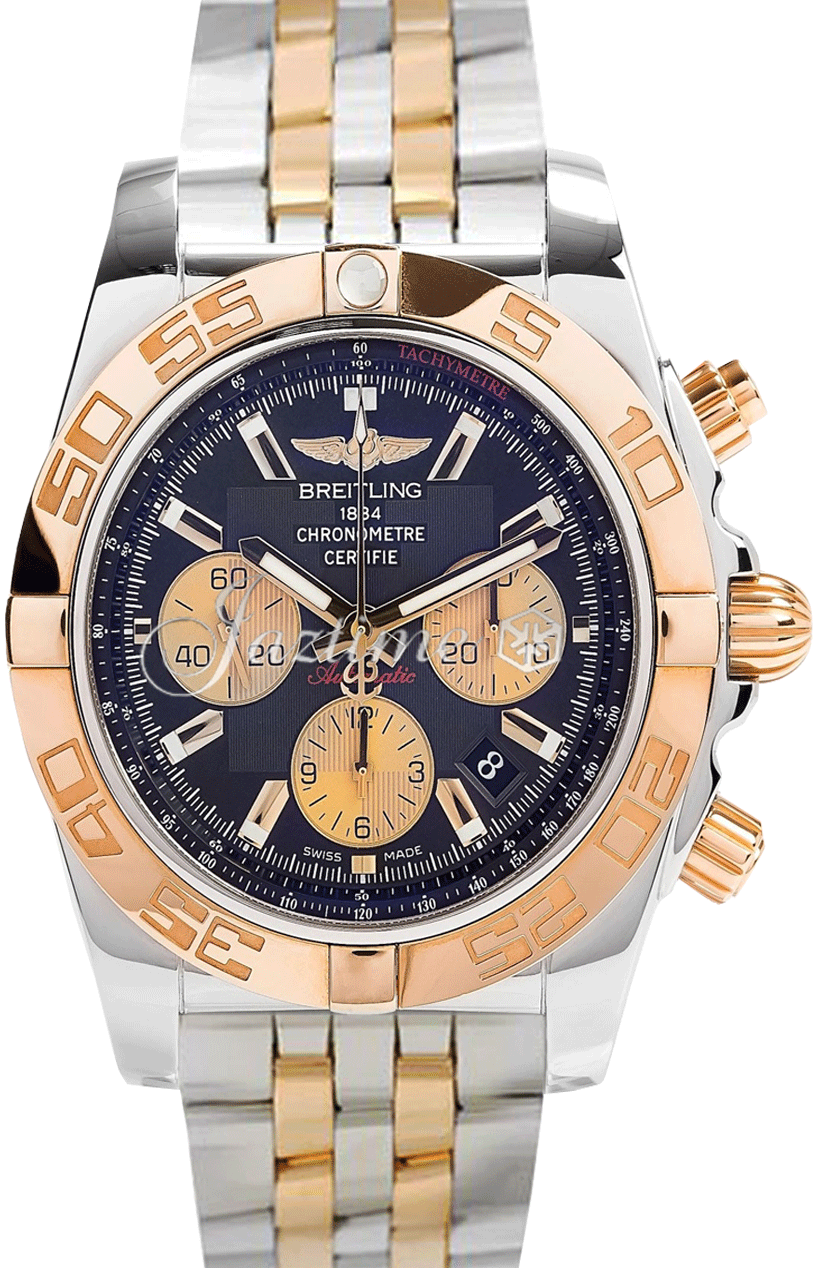 BREITLING CB011012|B968|375C CHRONOMAT 44MM STAINLESS STEEL GOLD BRAND NEW