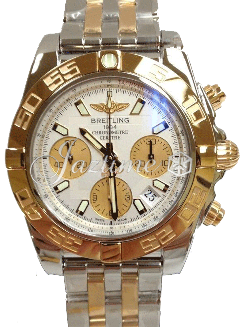 BREITLING CB014012|G713|378C CHRONOMAT 41MM 18K ROSE GOLD STAINLESS STEEL BRAND NEW