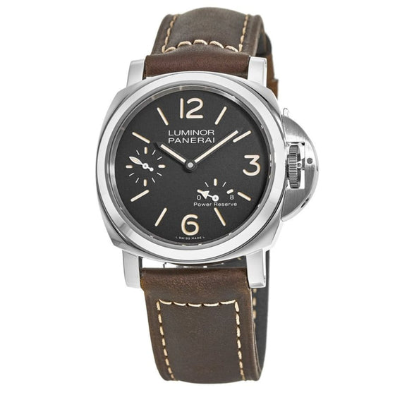 Panerai PAM 00795 Luminor 8 Days Power Reserve Stainless Steel Black Arabic/Index Dial Leather Strap 44mm - BRAND NEW