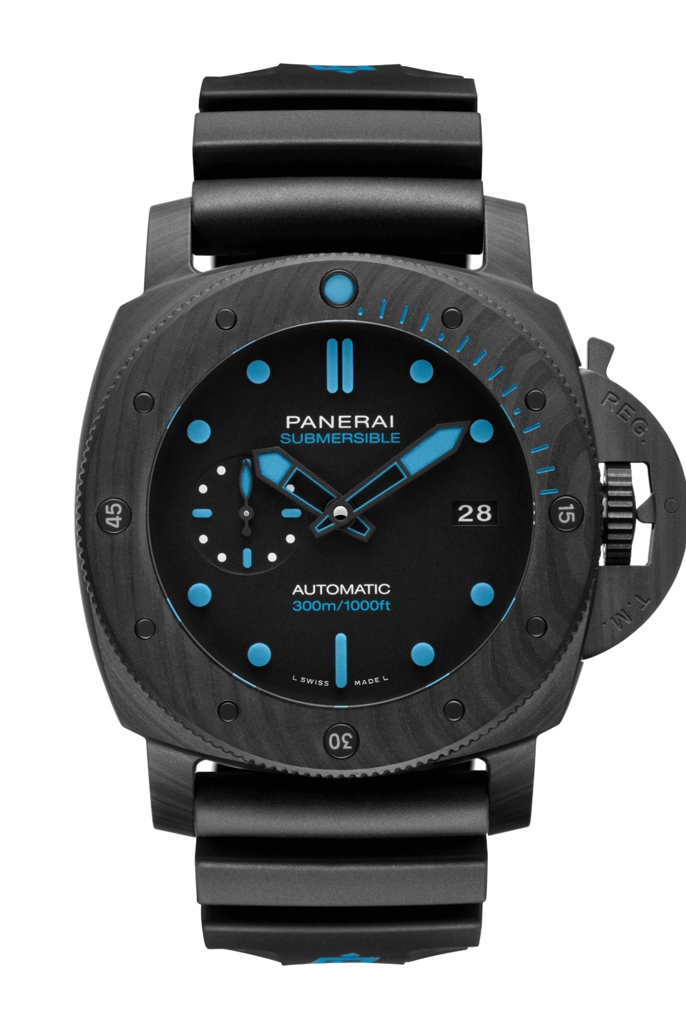 Panerai Submersible Carbotech 47mm Black Dial PAM01616 - BRAND NEW