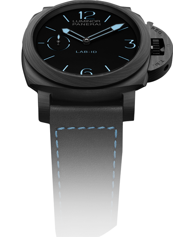Panerai Luminor LAB-ID Carbotech Carbon Fibre 49mm Black Dial Rubber Strap PAM01700