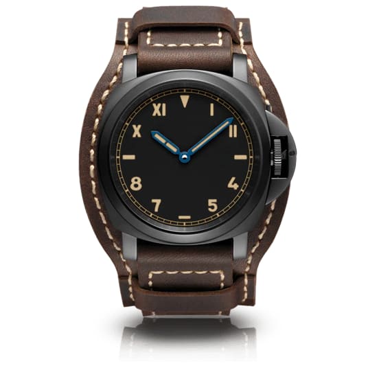 Panerai Luminor California 8 Days DLC Titanium 44mm Black Dial Leather Strap PAM00779 - BRAND NEW