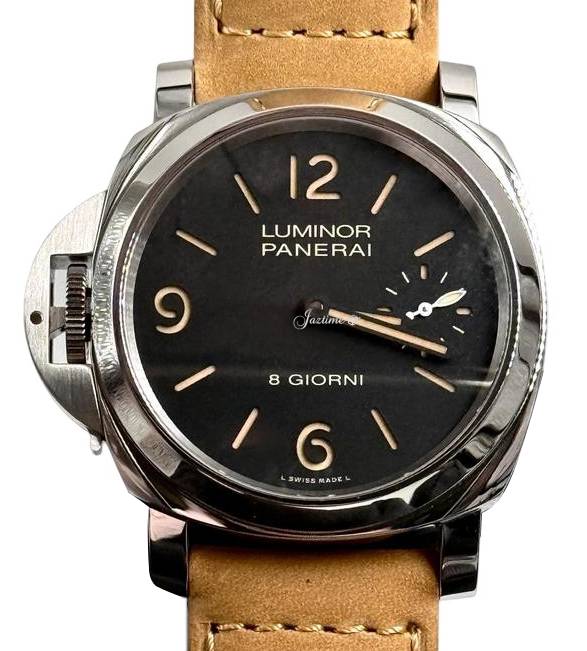 Panerai Luminor Destro Otto Giorni 44mm Black Dial PAM01655