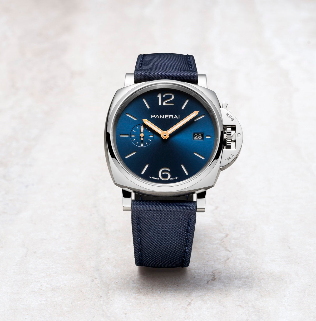 Panerai Luminor Due Prada Re-Nylon Steel 42mm Blue Dial PAM01429