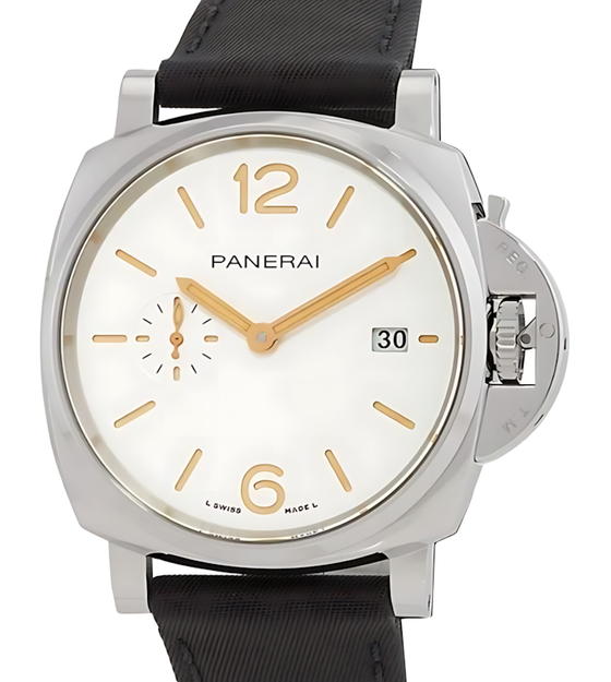Panerai Luminor Due Prada Re-Nylon Stainless Steel 42mm White Dial PAM01428 - BRAND NEW