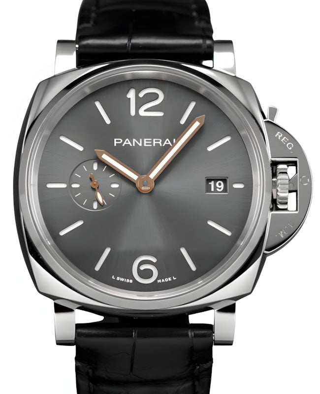 Panerai Luminor Due Steel 38mm Anthracite Grey Dial PAM01552