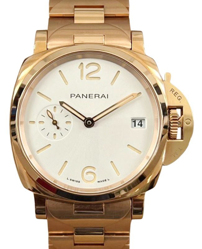 Panerai Luminor Due TuttoOro Goldtech 38mm White Dial PAM01326 - BRAND NEW