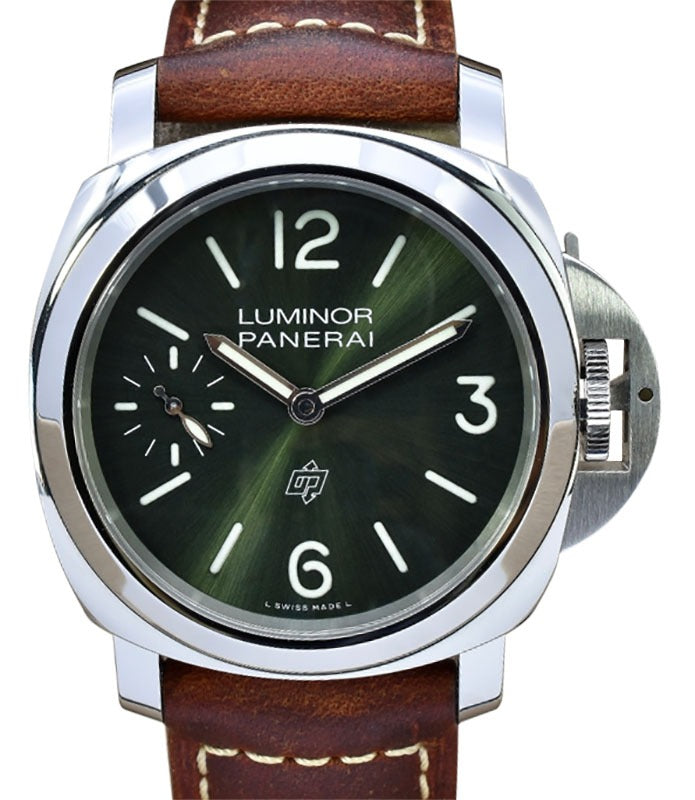Panerai Luminor Logo Steel 44mm Green Dial PAM01624