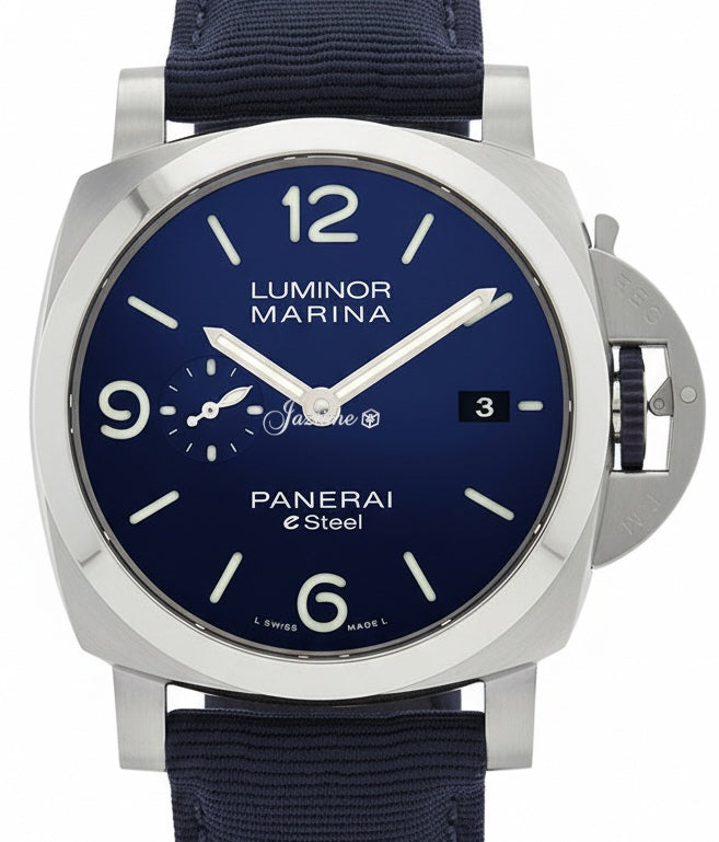 Panerai Luminor Marina Blu Profondo Steel 44mm Blue Dial PAM01157