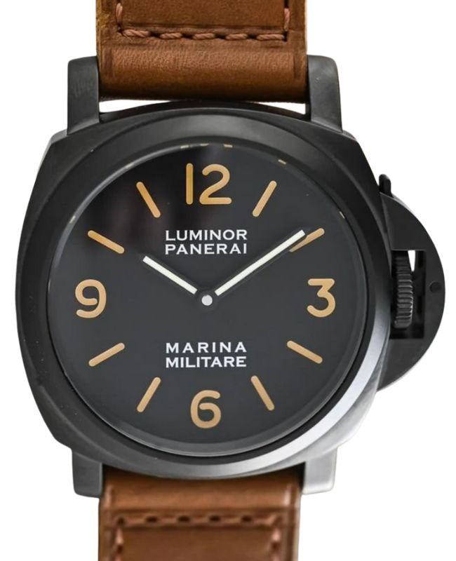 Panerai Luminor Marina Militare Steel 44mm Black Dial PAM05218