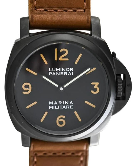 Panerai Luminor Marina Militare Steel 44mm Black Dial PAM05218