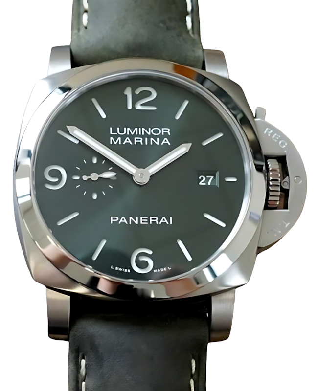 Panerai Luminor Marina Titanio Titanium 44mm Green Dial PAM03325 - BRAND NEW