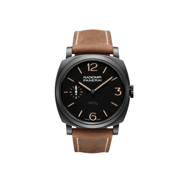 Panerai Radiomir 1940 3 Days Paneristi Forever Black Steel 47mm Black Dial Leather Strap PAM00532 - BRAND NEW