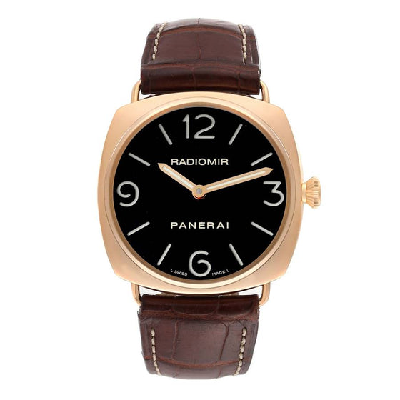 Panerai Radiomir Rose Gold 45mm Black Dial PAM00231 - PRE-OWNED