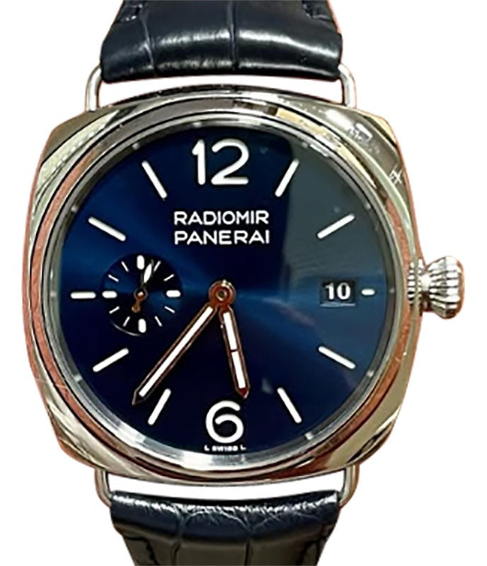 Panerai Radiomir Quaranta Stainless Steel 40mm Blue Dial PAM01293 - BRAND NEW