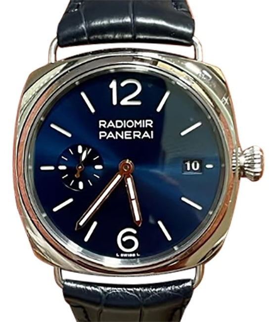 Panerai Radiomir Quaranta Stainless Steel 40mm Blue Dial PAM01293 - BRAND NEW