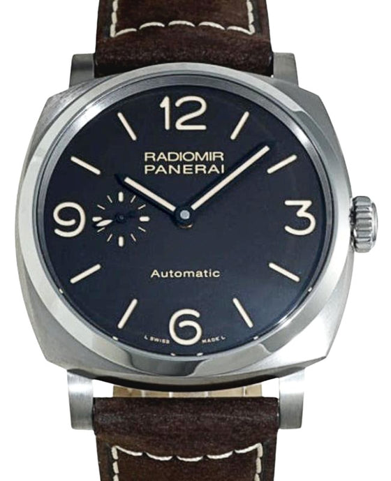 Panerai Radiomir Titanium 45mm Brown Dial Leather Strap PAM00619 - BRAND NEW