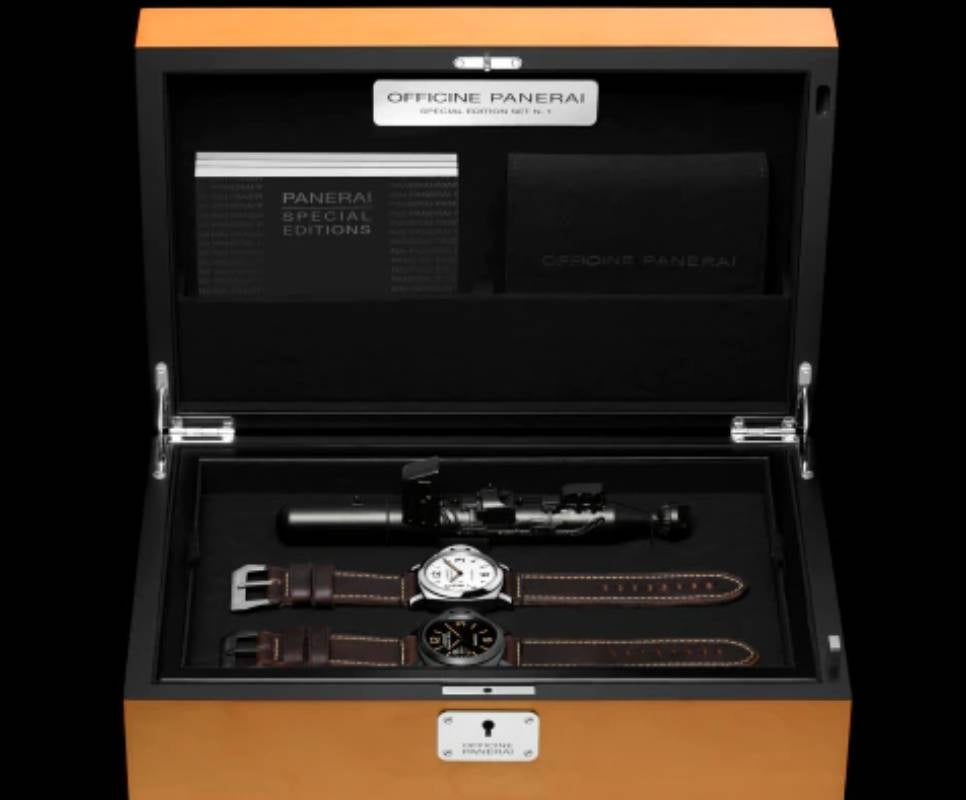 Panerai Set Luminor 8 Day Stainless Steel 44mm Leather Strap PAM00785 - BRAND NEW