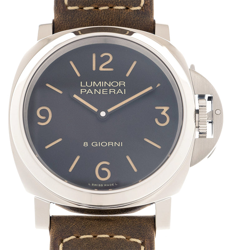 Panerai Luminor 8 Giorni Steel 44mm Black Dial PAM00914