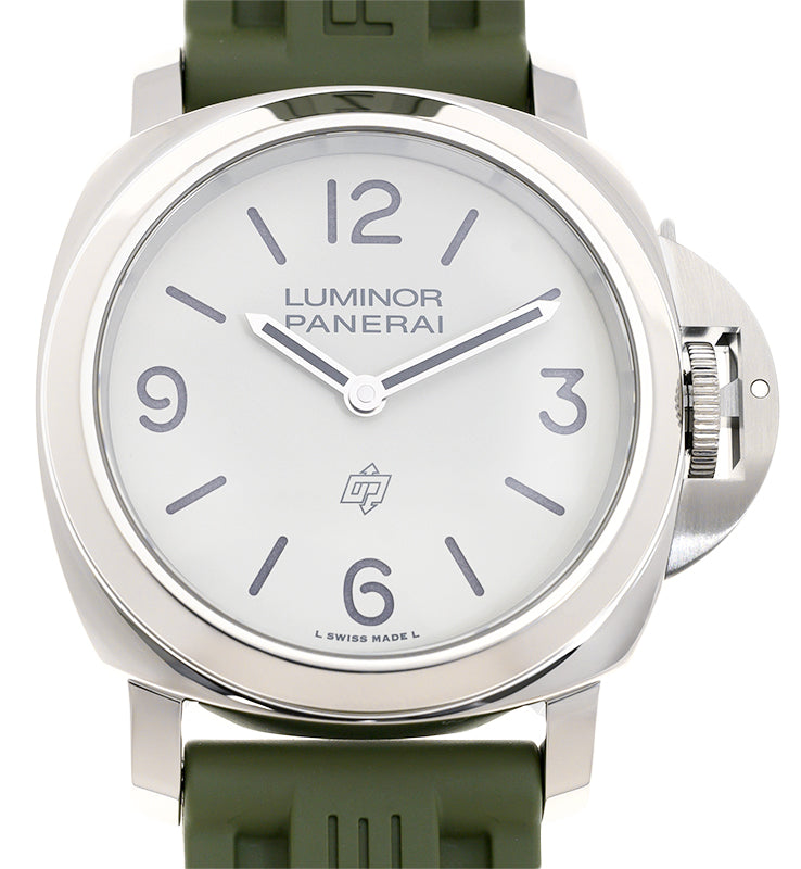 Panerai Luminor Base Logo Steel 44mm White Dial PAM01087