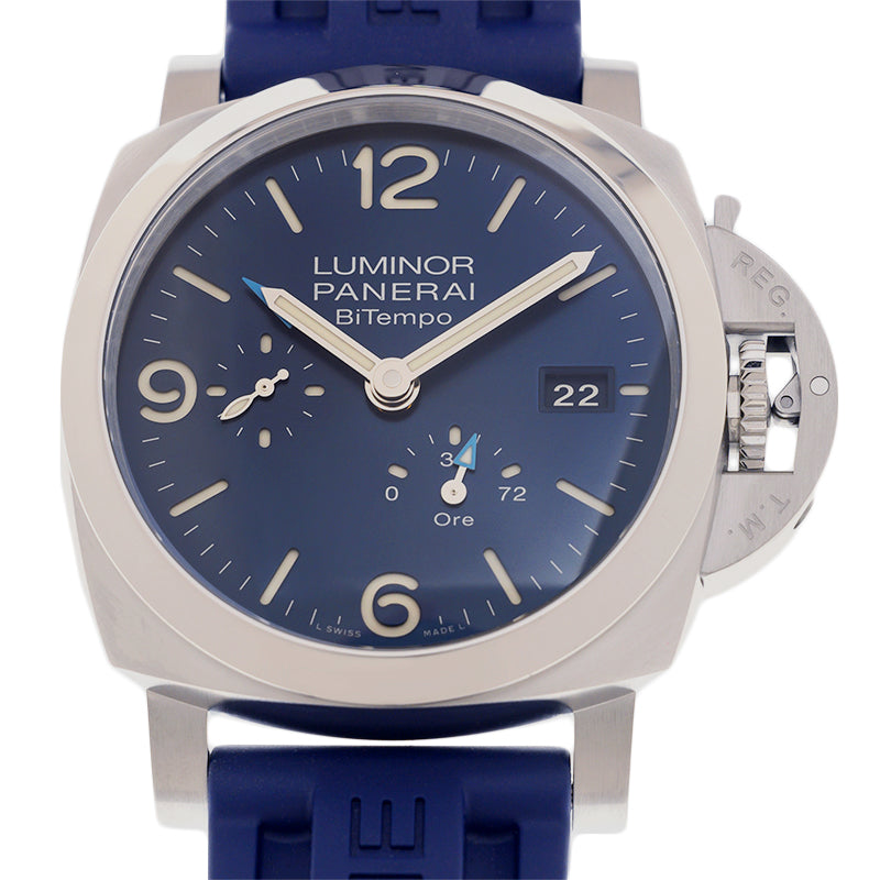 Panerai Luminor BiTempo Stainless Steel 44mm Blue Dial PAM01361 - BRAND NEW