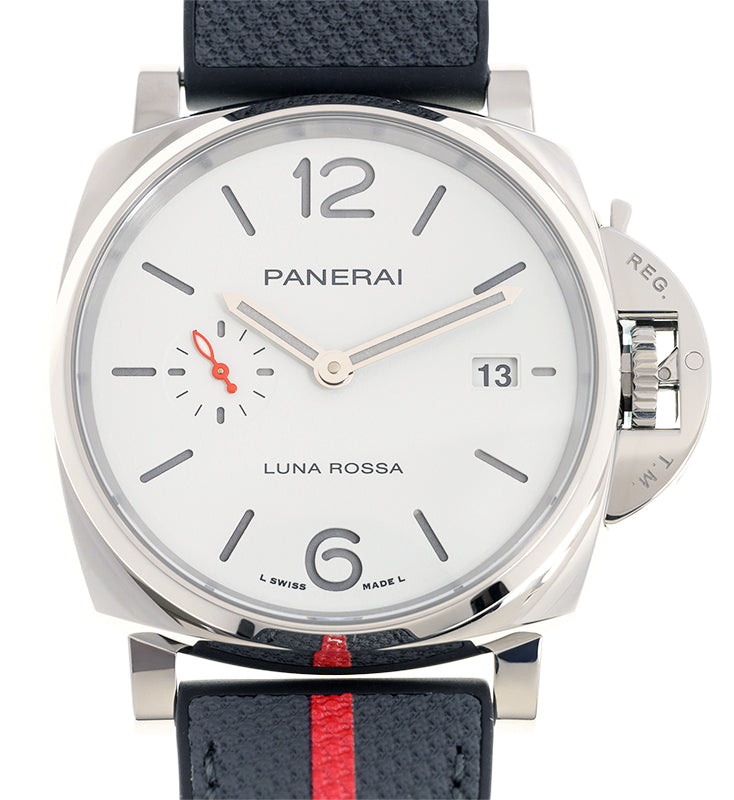 Panerai Luminor Due Luna Rossa Steel 42mm White Dial PAM01381