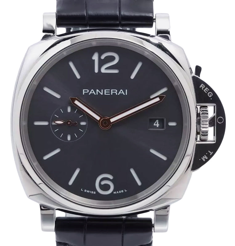 Panerai Luminor Due Stainless Steel 42mm Black Dial PAM01250 - BRAND NEW