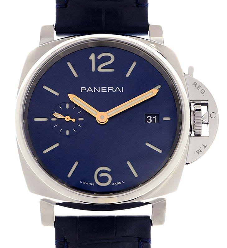 Panerai Luminor Due Stainless Steel 42mm Blue Dial PAM01274 - BRAND NEW
