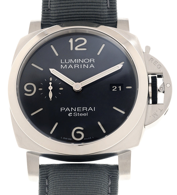 Panerai Luminor Marina Grigio Roccia Steel 44mm Grey Dial PAM01358