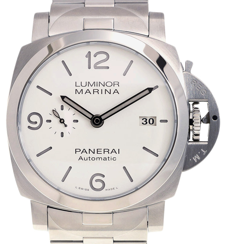 Panerai Luminor Marina Stainless Steel 44mm White Dial PAM01564