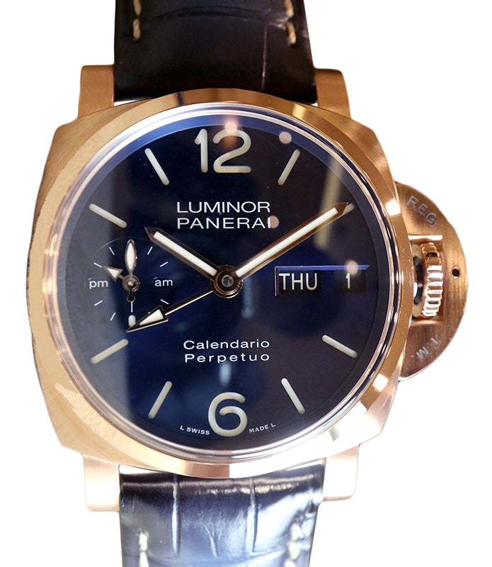 Panerai Luminor Perpetual Calendar Goldtech 44mm Blue Dial PAM00742