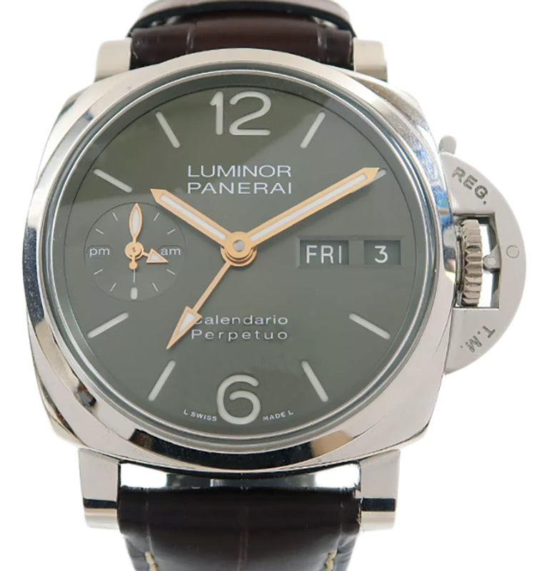 Panerai Luminor Perpetual Calendar Platinumtech 44mm Green Dial PAM00715