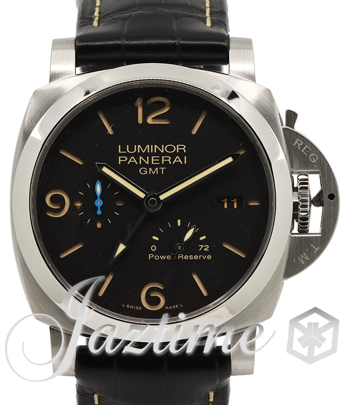 Panerai Luminor GMT Power Reserve Stainless Steel 44mm Black Dial PAM01321 - BRAND NEW
