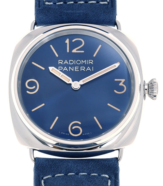 Panerai Radiomir Officine Stainless Steel 45mm Blue Dial PAM01383 - BRAND NEW