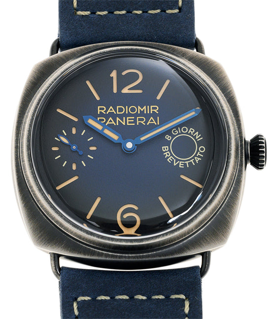 Panerai Radiomir Otto Giorni Stainless Steel 45 Blue Dial PAM01348