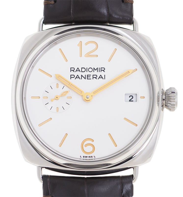Panerai Radiomir Quaranta Steel 40mm White Dial PAM01570