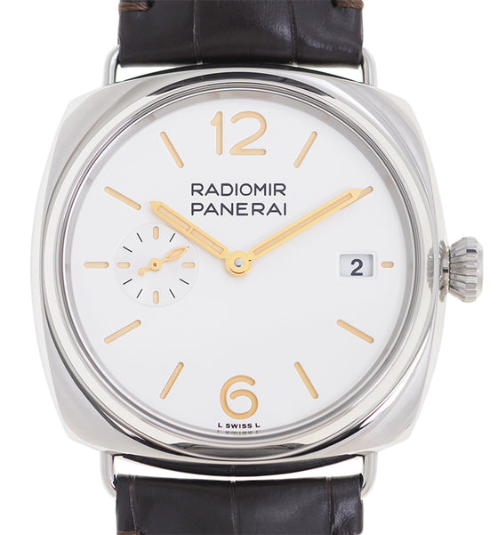 Panerai Radiomir Quaranta Steel 40mm White Dial PAM01570