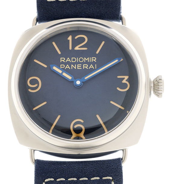 Panerai Radiomir Tre Giorni Steel 45mm Blue Dial PAM01335