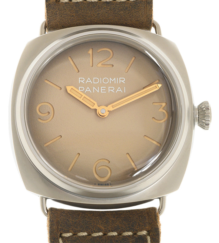 Panerai Radiomir Tre Giorni Steel 45mm Beige Dial PAM01350