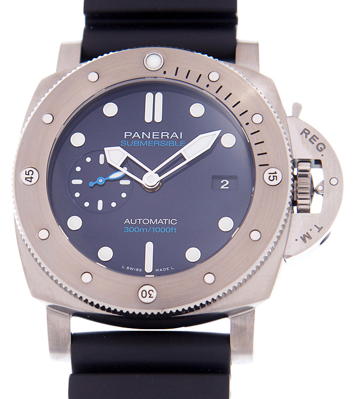 Panerai Submersible BMG-TECH Metallic Glass 47mm Blue Dial PAM00692