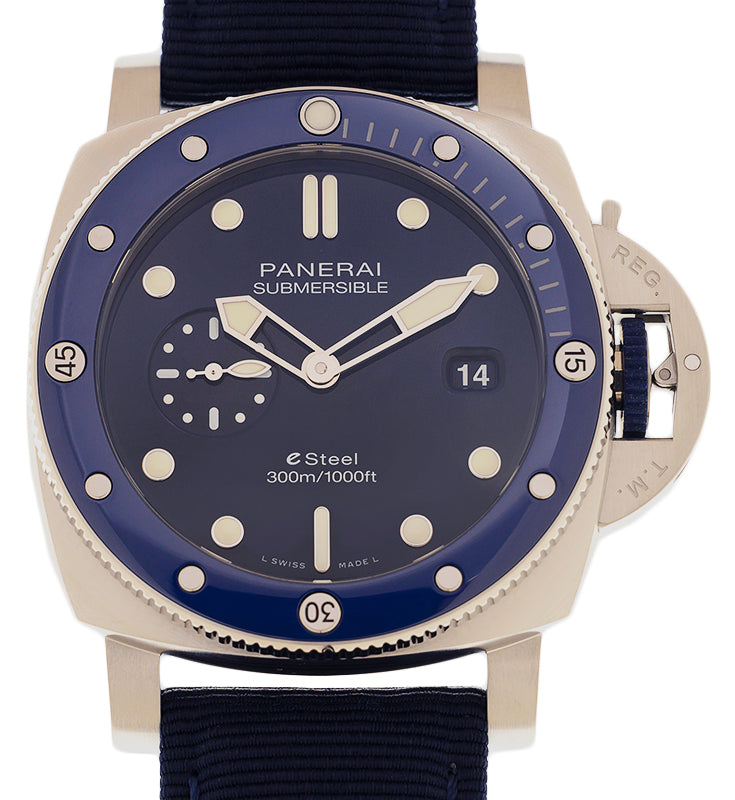 Panerai Submersible QuarantaQuattro Blu Profondo 44mm Blue Dial PAM01289