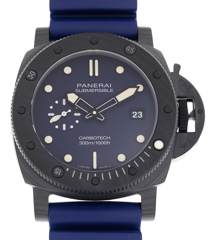 Panerai Submersible QuarantaQuattro Carbotech Blu Abisso 44mm Blue Dial PAM01232
